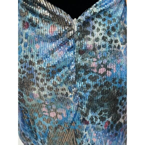 New ~ ASOS ~ NORDSTROM ! Stunning! Cowl Neck Mini Dress Size 6 Homecoming - Picture 8 of 11